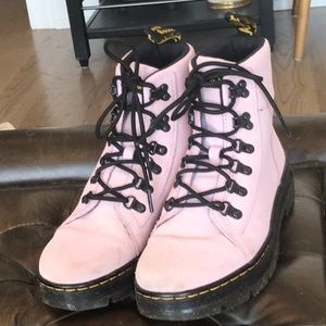 Pink Suede Dr Martens